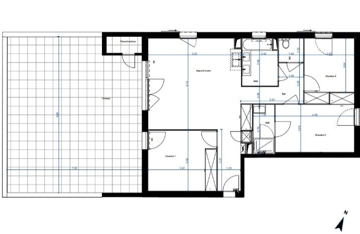 Vente appartement 4 pièces 84 m² à Beauzelle (31700), 339 500 €