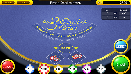 Screenshot Three Card Poker