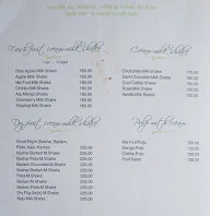 Jayashree Garden menu 1