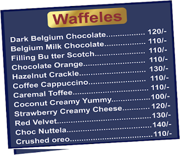 Souffle Cake Shop menu 