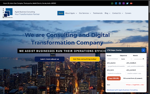 UTM & QR Campaign Builder – Governance in a Click screenshot 4