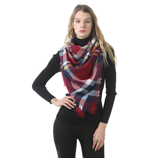 Title 4, Cashmere scarves in double-sided seven - color ...