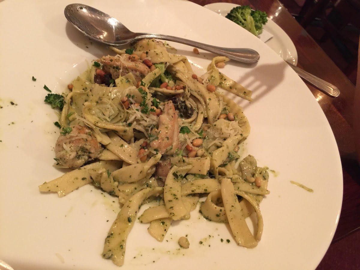 GF chicken pesto pasta, my GF daughter loved it and asked to go back the next day.