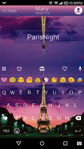 Download Paris Night Keyboard Emoji Free For Android Paris Night Keyboard Emoji Apk Download Steprimo Com