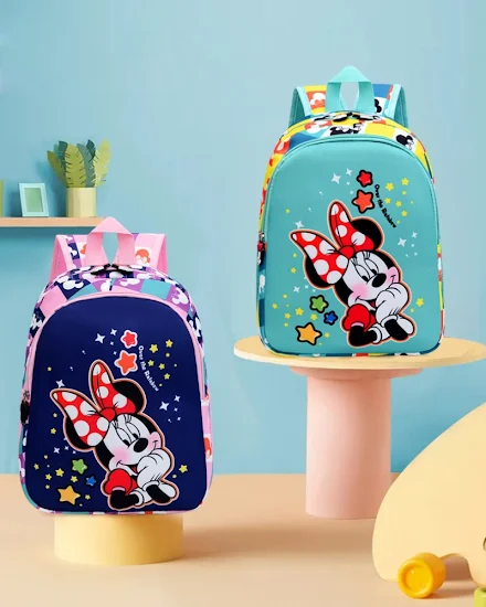 Disney's New Mickey and Minnie Children's Backpack Multif... - 1
