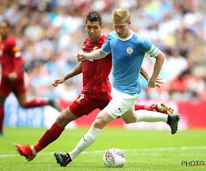 De Bruyne viert in de Community Shield tegen Origi na strafschoppen