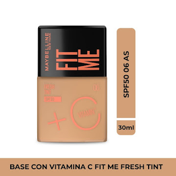 Base Líquida Maybelline   Fresh Tint Spf50 Tono 06 x 1 und 