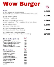 Wow Burger menu 5