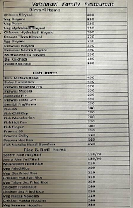 Vaishnu Hotel menu 6