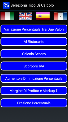 Calcolo Percentuali Test