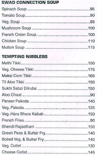 Indian Swad menu 1