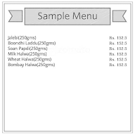 Sri Krishna Sweets Pvt. Ltd menu 1