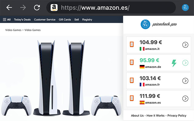 PriceCheck.pro Amazon Deals chrome extension