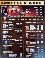 Dunkin' menu 1