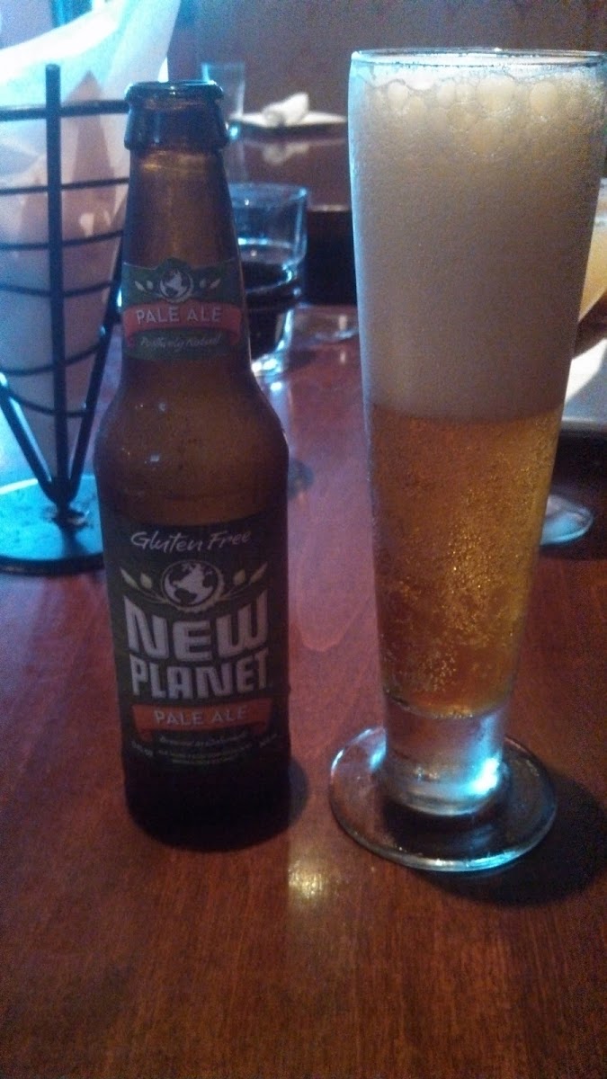 New Planet Pale Ale on the menu