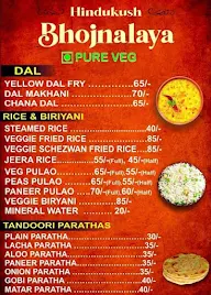 Hindukush menu 2