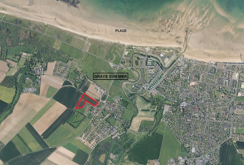  Vente Terrain à bâtir - 500m² à Graye-sur-Mer (14470) 