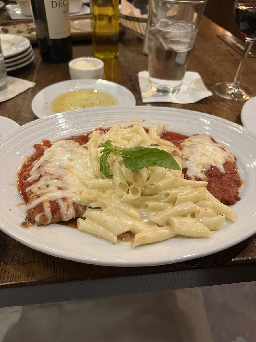 Gf chicken parm. One of the best I've had