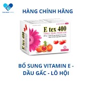 Vitamin E - Dầu Gấc E E Tex 400Mg Hộp 30 Viên - Rostex - Tủ Thuốc Bảo Châu