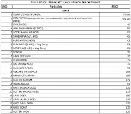 Truly South Pure Veg menu 1