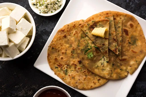 2 Methi Paneer Paratha