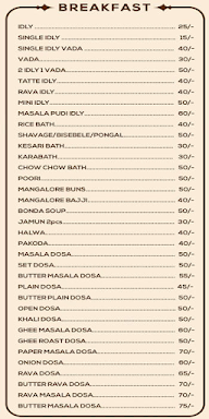 Prakash Grand menu 2