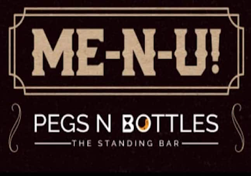 Pegs N Bottles menu 