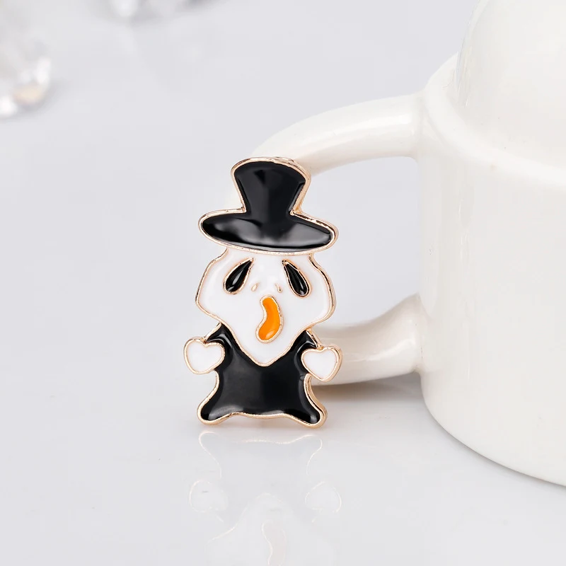 European And American Fashion Creative Personality Ghost Brooch. A unique accessory to express your style and add a touc