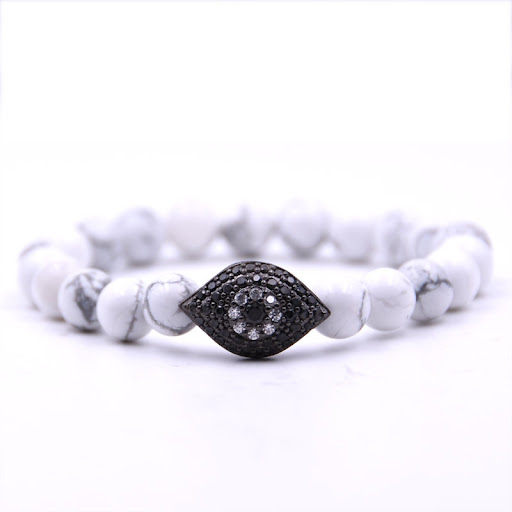 Title 5, Black Eye Bracelet Micro Inlaid Zircon Copper J...