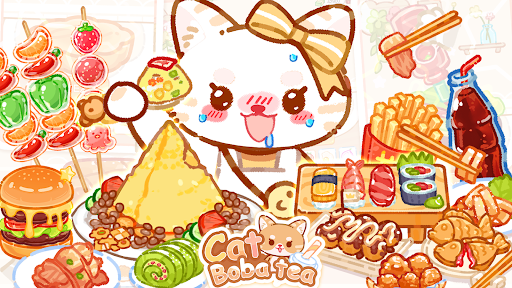 Screenshot Cat Boba Tea: Food ASMR Master