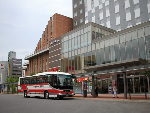 旭川駅前バスタッチ　TSURUHA BLDG 旭川駅前　7番のりば