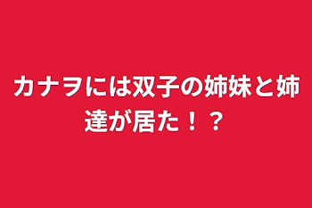 「カナヲには双子の姉妹と姉達が居た！？」のメインビジュアル