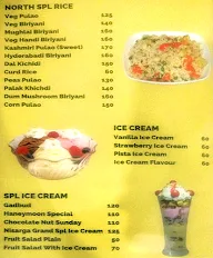 Nisarga Grand, YMCA menu 8