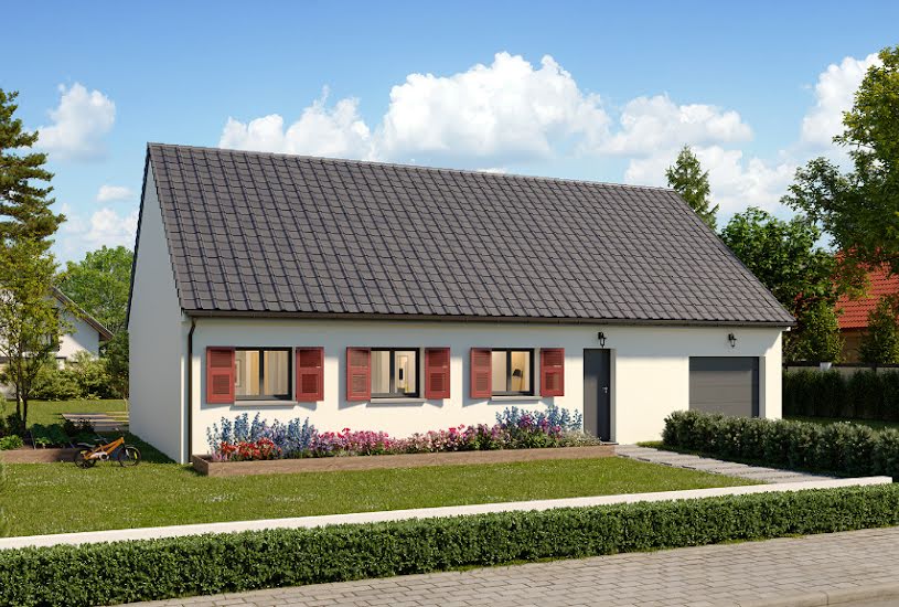  Vente Terrain + Maison - Terrain : 440m² - Maison : 101m² à Fresne-le-Plan (76520) 