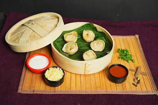 Cheese Steamed Momos [5 Pieces]