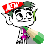 Cover Image of Download Teen Coloring Titans Guys 1.0 APK