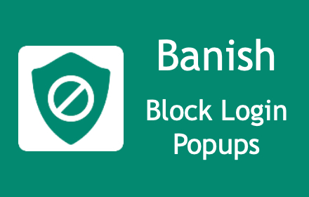 Banish - Block Login Popups small promo image