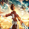 Imagem do logotipo de Attack On Titan 1366x768