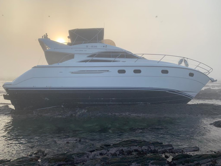 The NSRI rescued three crew members of a yacht that ran aground on Robben Island on June 8 2021.