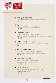 Flavours Curated By Welcomhotel menu 1