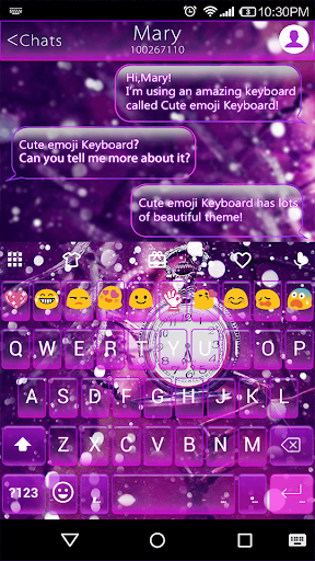 Time Zone Emoji Keyboard Theme