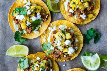 Chipotle Tostadas with Pineapple Salsa