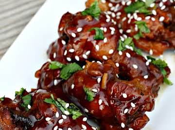 Slow Cooker Sticky Chicken Wings