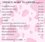 The Cakesmith menu 3