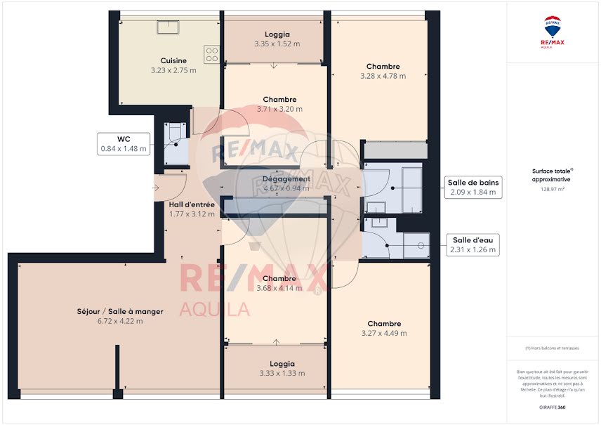 Vente appartement 5 pièces 117 m² à Villeurbanne (69100), 295 000 €