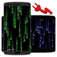 Matrix Screensaver With Battery And Time Androidアプリ Applion