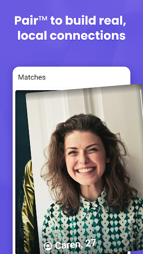 Screenshot Pair: Find, Make friends. Chat