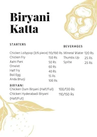 Biryani Katta menu 1