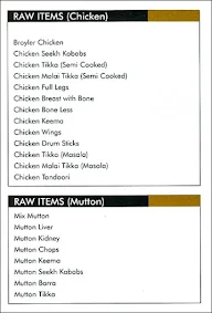 Qureshi's Chicken & Kabab's Corner menu 2