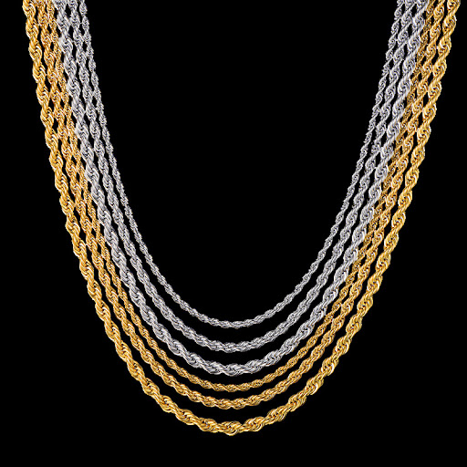 Title 6, Rope chain woven necklace jewelry